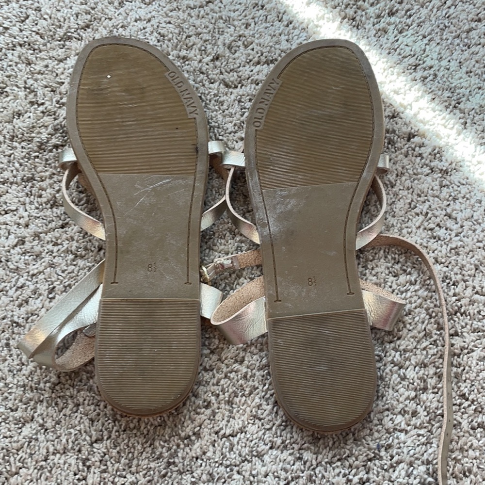 Gold Sandals - Picture 3 of 3